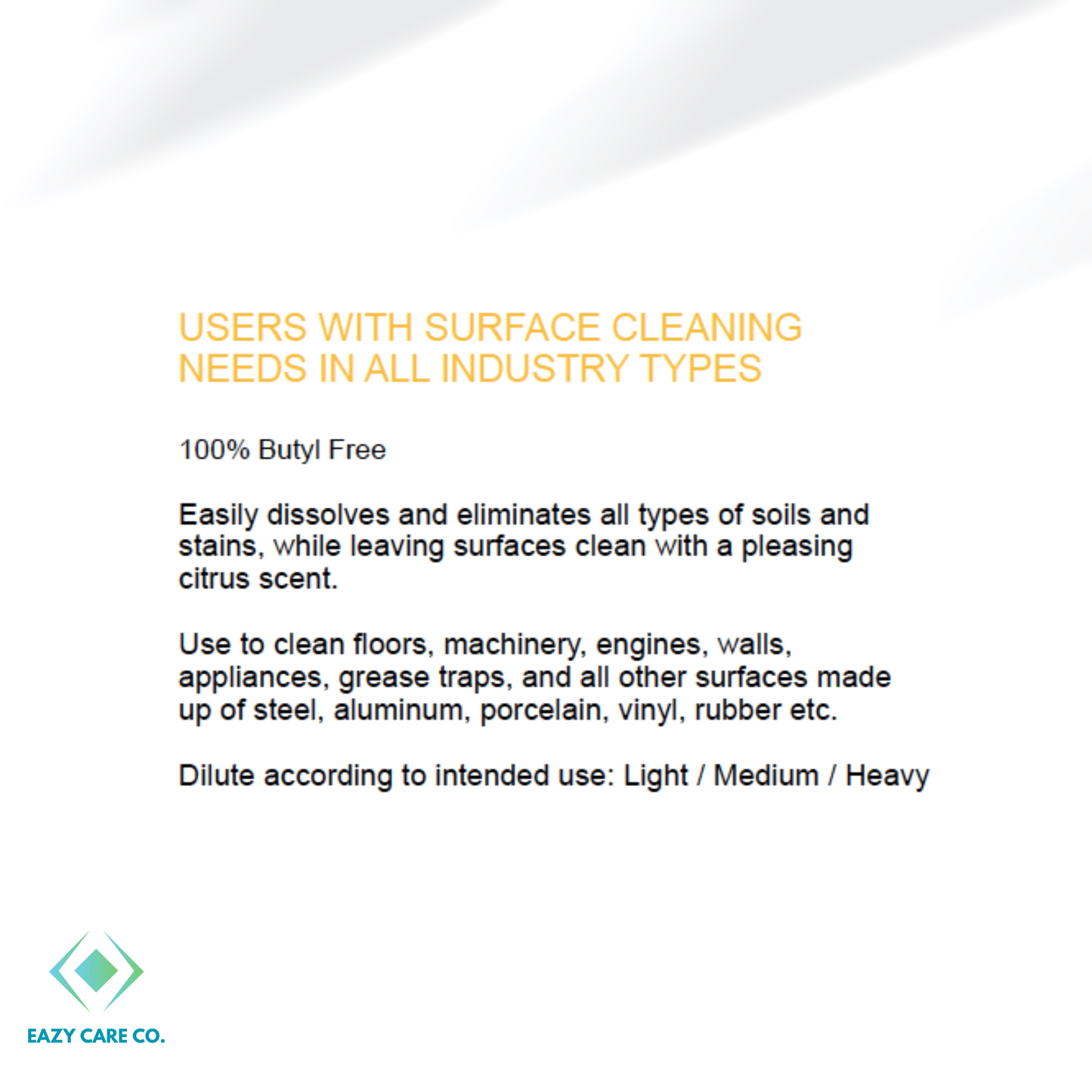 GRIME EATER® All-Purpose Concentrated Citrus Cleaner & Degreaser