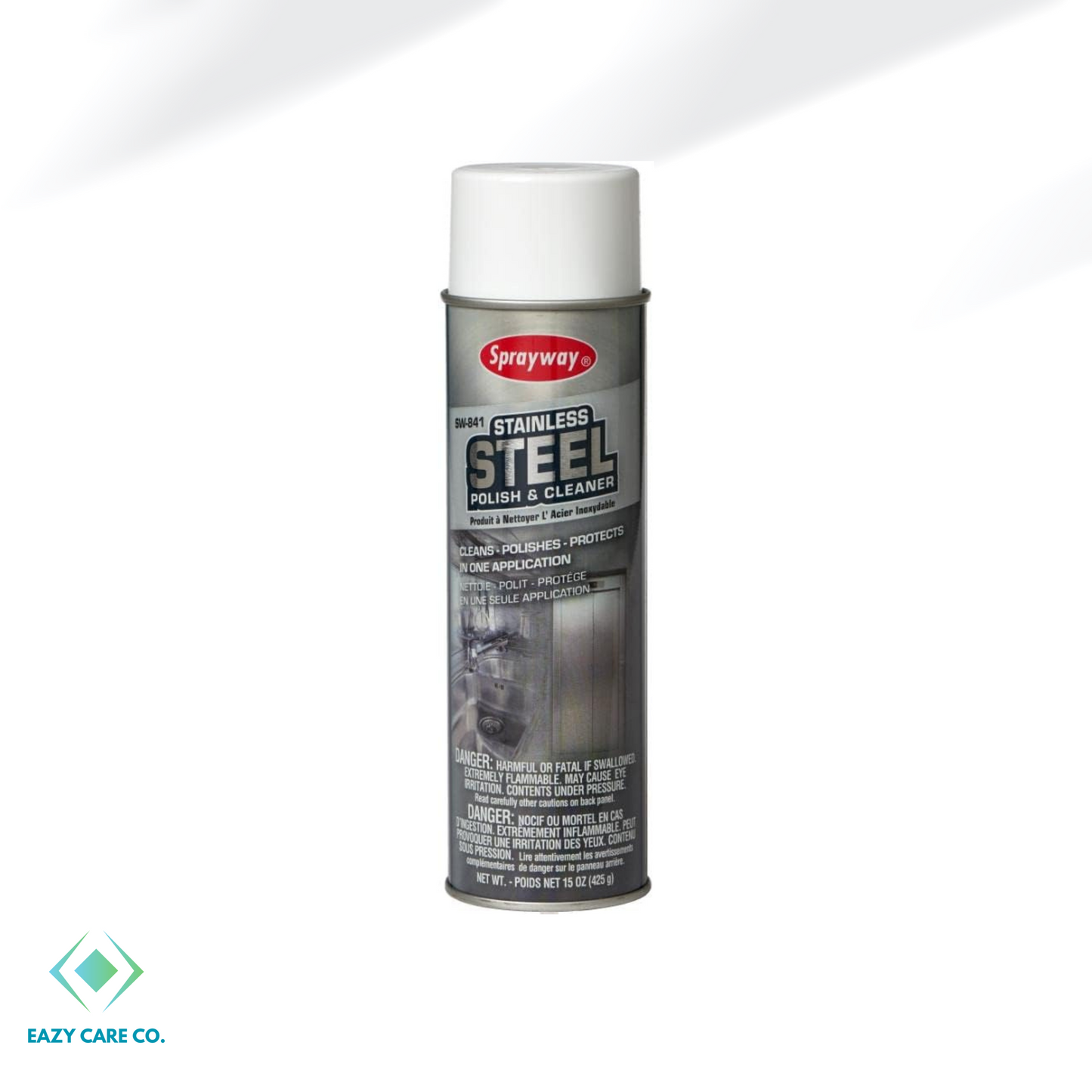 Sprayway Stainless Steel Aerosol Polish and Cleaner