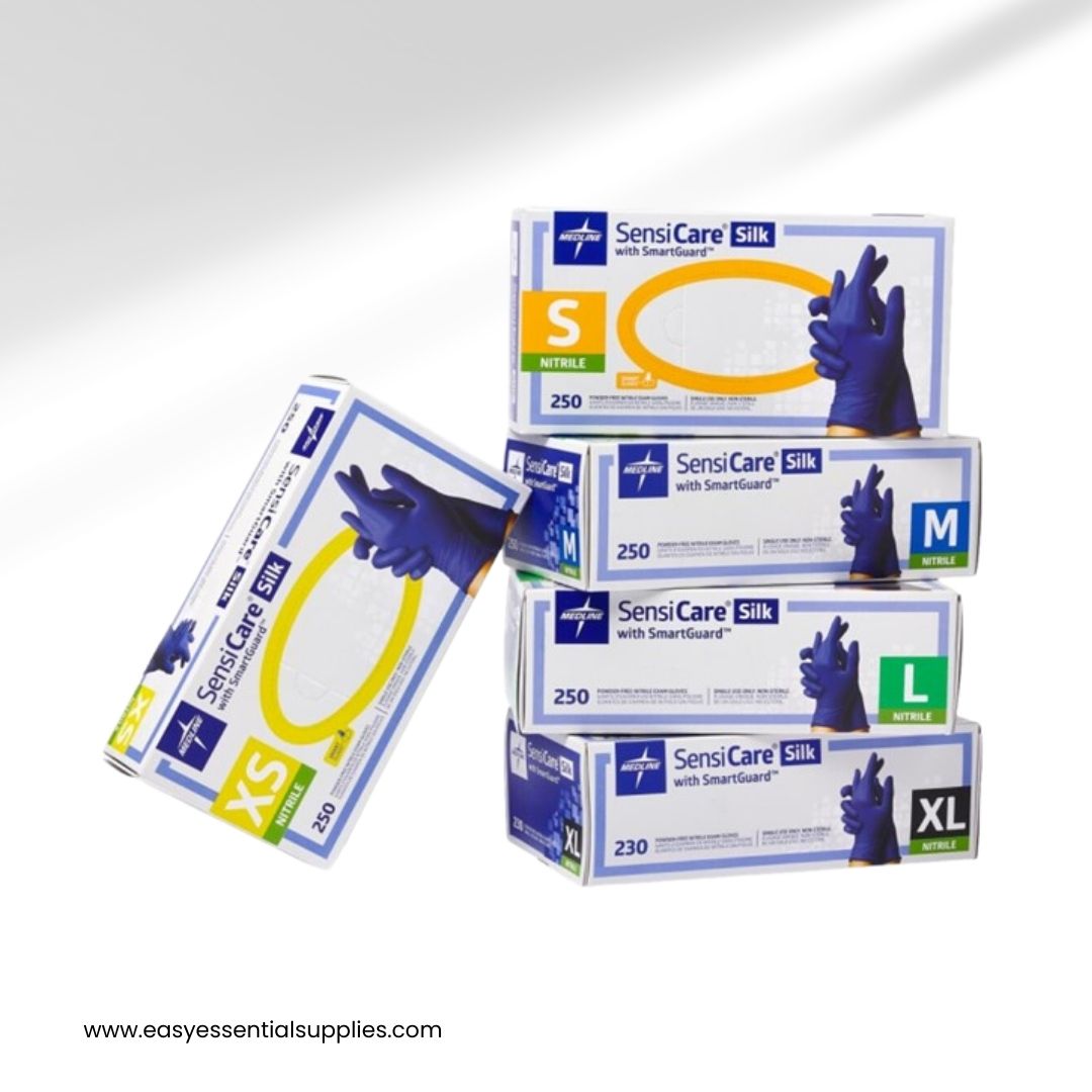 SENSICARE SILK® POWDER-FREE NITRILE EXAM GLOVES