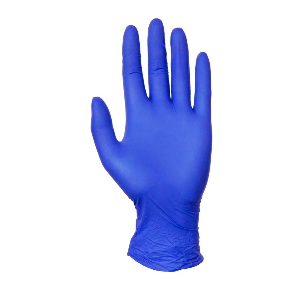 Pri-Med Blue Nitrile Disposable Gloves